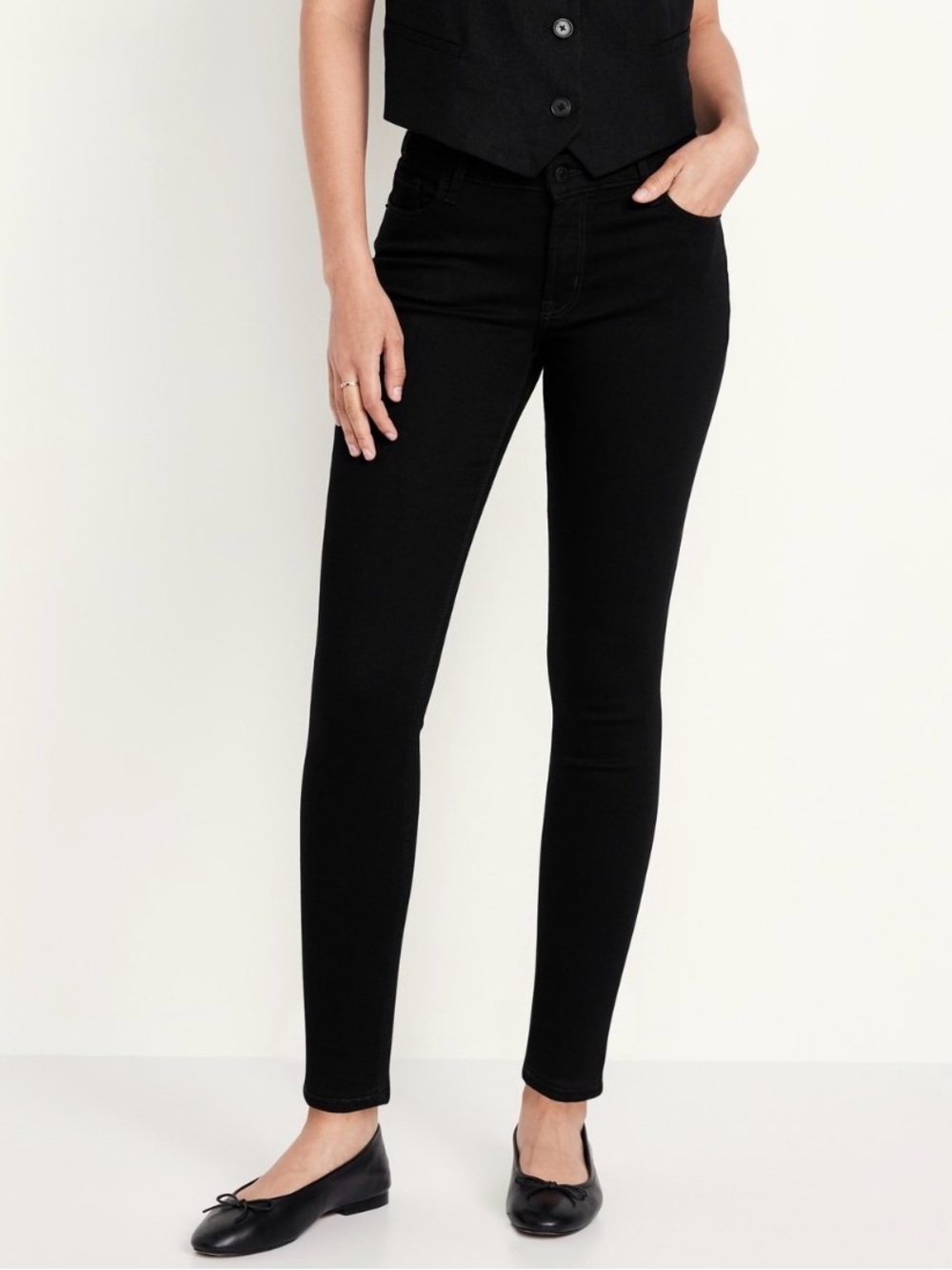 Old Navy Mid Rise Super Skinny Rockstar Jeans